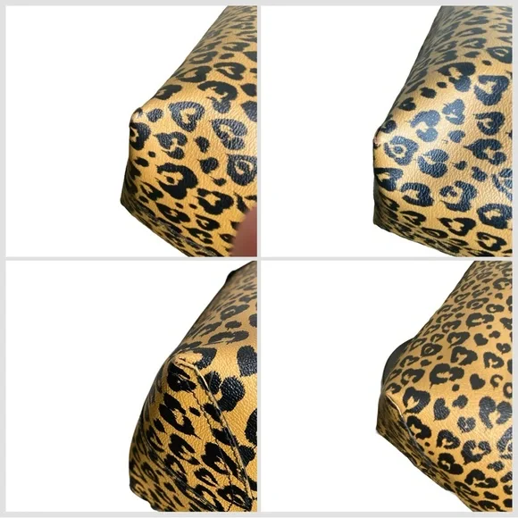 Coach Wild Heart Reversible City Tote Leopard Ocelot - Picture 10 of 13